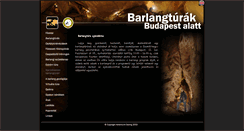 Desktop Screenshot of ajandek.barlangaszat.hu