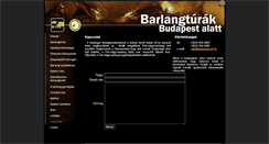 Desktop Screenshot of kapcsolat.barlangaszat.hu